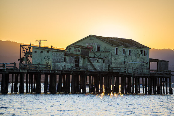 Romeo Pier at Sunrise HDR