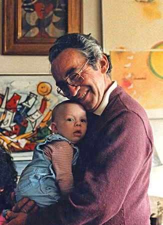 Fred and his grandson 1985