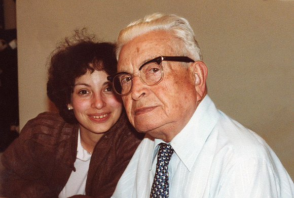 Raye and her Grandfather 1988